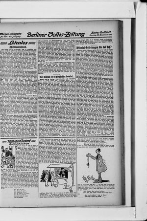 Berliner Volkszeitung vom 22.12.1912