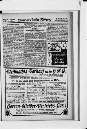 Berliner Volkszeitung vom 22.12.1912