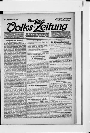Berliner Volkszeitung vom 27.12.1912