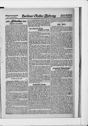 Berliner Volkszeitung vom 01.01.1913