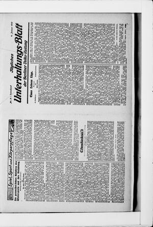Berliner Volkszeitung vom 04.01.1913