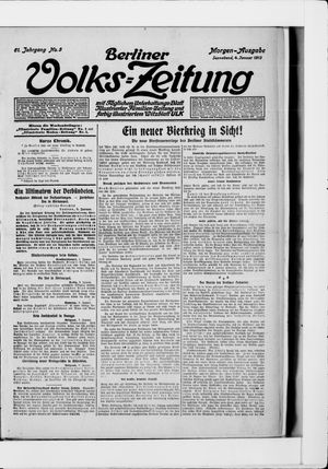 Berliner Volkszeitung vom 04.01.1913