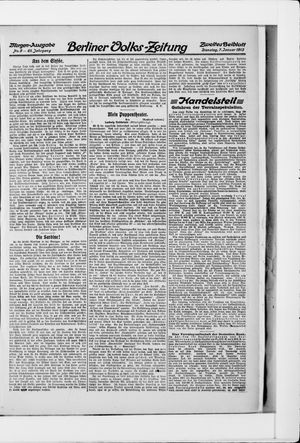 Berliner Volkszeitung on Jan 7, 1913