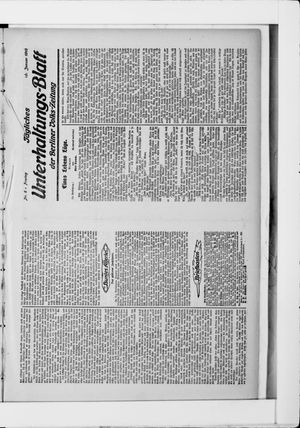 Berliner Volkszeitung vom 10.01.1913