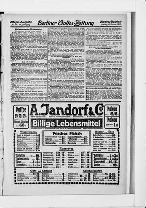 Berliner Volkszeitung vom 10.01.1913