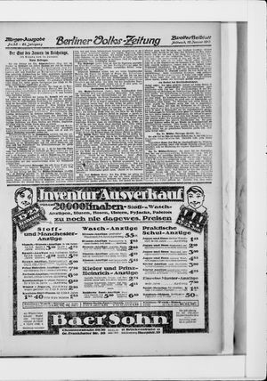 Berliner Volkszeitung vom 15.01.1913