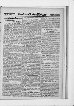 Berliner Volkszeitung vom 17.01.1913