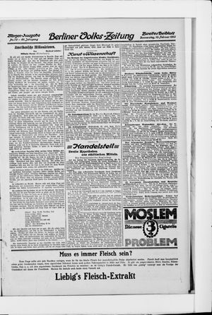 Berliner Volkszeitung on Feb 13, 1913