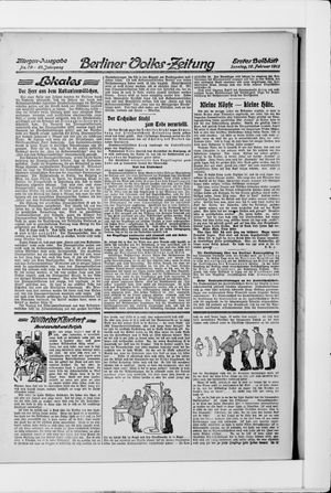 Berliner Volkszeitung on Feb 16, 1913