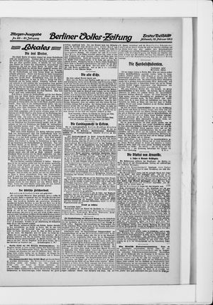 Berliner Volkszeitung on Feb 19, 1913