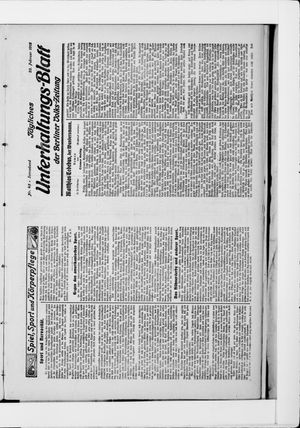 Berliner Volkszeitung vom 22.02.1913