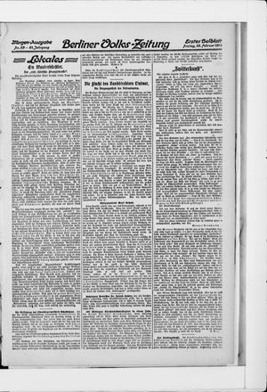 Berliner Volkszeitung vom 28.02.1913