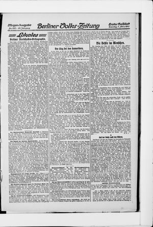 Berliner Volkszeitung on Mar 4, 1913