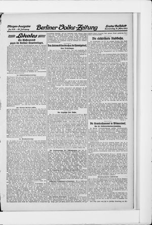 Berliner Volkszeitung on Mar 6, 1913