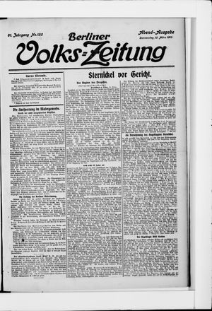 Berliner Volkszeitung vom 13.03.1913