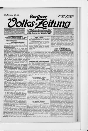 Berliner Volkszeitung on Mar 14, 1913