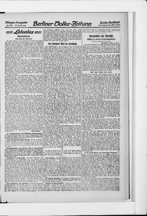 Berliner Volkszeitung vom 15.03.1913