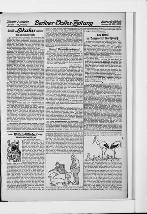 Berliner Volkszeitung vom 16.03.1913