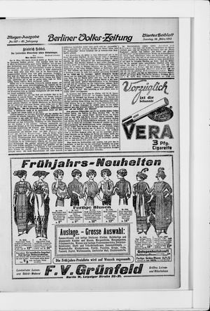 Berliner Volkszeitung vom 16.03.1913
