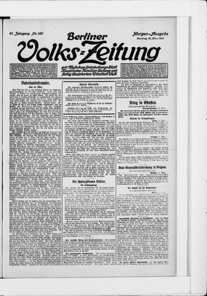 Berliner Volkszeitung vom 18.03.1913