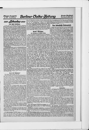 Berliner Volkszeitung vom 18.03.1913