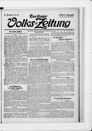 Berliner Volkszeitung vom 20.03.1913