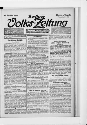 Berliner Volkszeitung vom 21.03.1913
