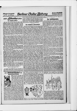 Berliner Volkszeitung on Mar 23, 1913
