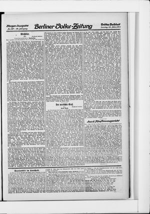 Berliner Volkszeitung on Mar 23, 1913