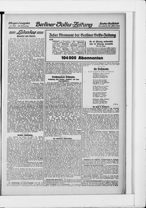 Berliner Volkszeitung vom 29.03.1913