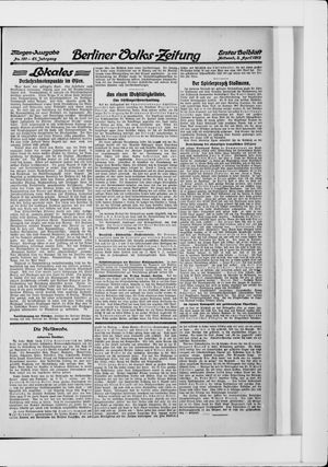 Berliner Volkszeitung on Apr 2, 1913