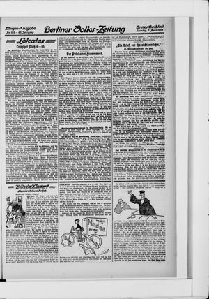Berliner Volkszeitung vom 06.04.1913