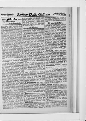 Berliner Volkszeitung vom 10.04.1913