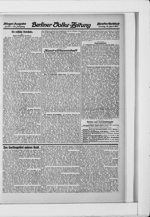 Berliner Volkszeitung vom 13.04.1913