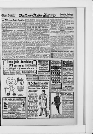 Berliner Volkszeitung vom 15.04.1913