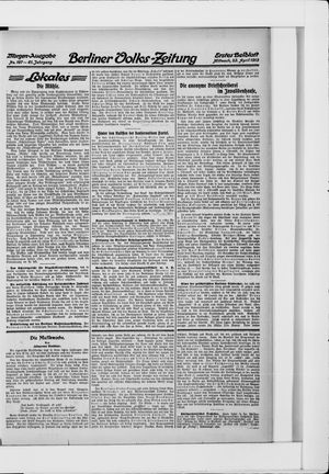Berliner Volkszeitung on Apr 23, 1913