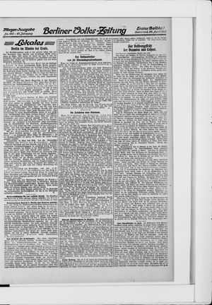 Berliner Volkszeitung on Apr 26, 1913