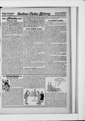 Berliner Volkszeitung on Apr 27, 1913