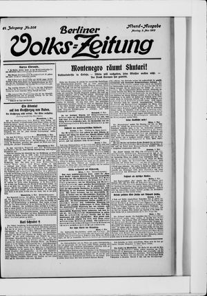 Berliner Volkszeitung on May 5, 1913