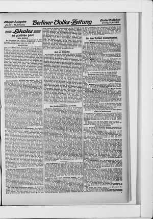 Berliner Volkszeitung on May 9, 1913