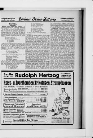 Berliner Volkszeitung vom 25.05.1913
