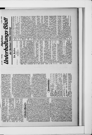 Berliner Volkszeitung vom 01.06.1913