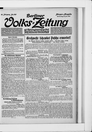 Berliner Volkszeitung vom 12.06.1913