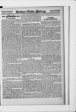 Berliner Volkszeitung vom 17.06.1913