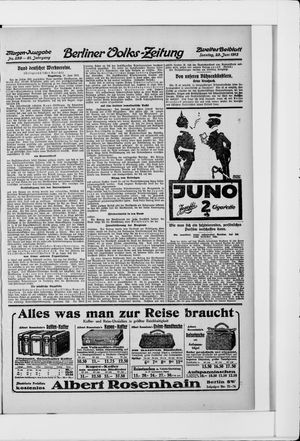 Berliner Volkszeitung vom 29.06.1913
