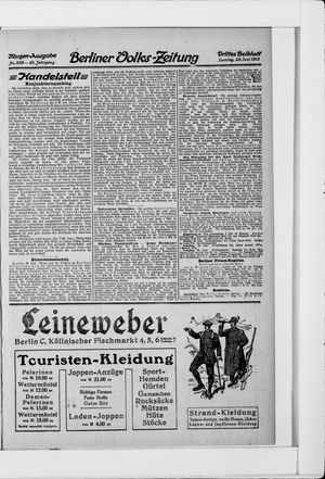 Berliner Volkszeitung vom 29.06.1913