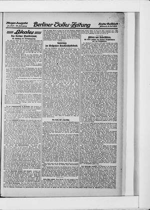 Berliner Volkszeitung vom 02.07.1913