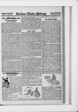 Berliner Volkszeitung vom 13.07.1913
