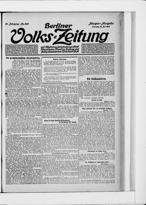 Berliner Volkszeitung vom 15.07.1913