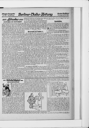 Berliner Volkszeitung vom 20.07.1913